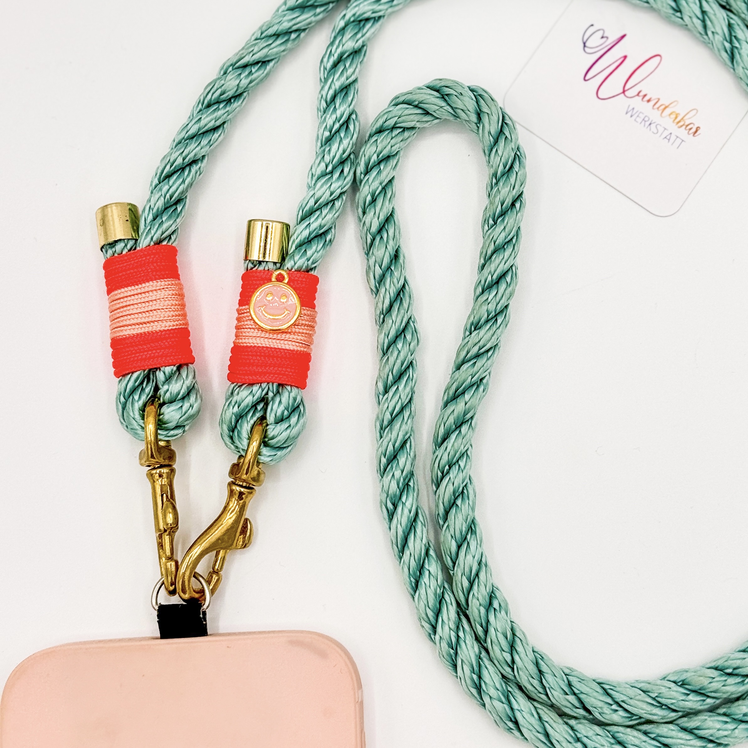Handykette 'Rosa Lächeln'