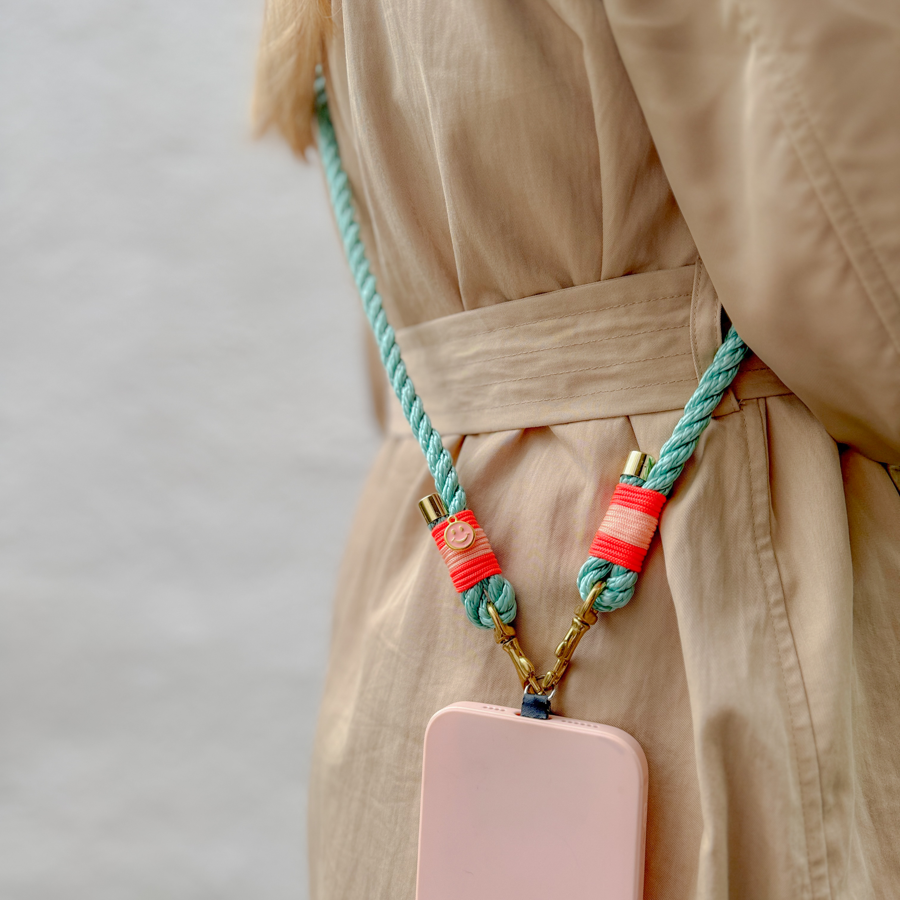 Handykette 'Rosa Lächeln'