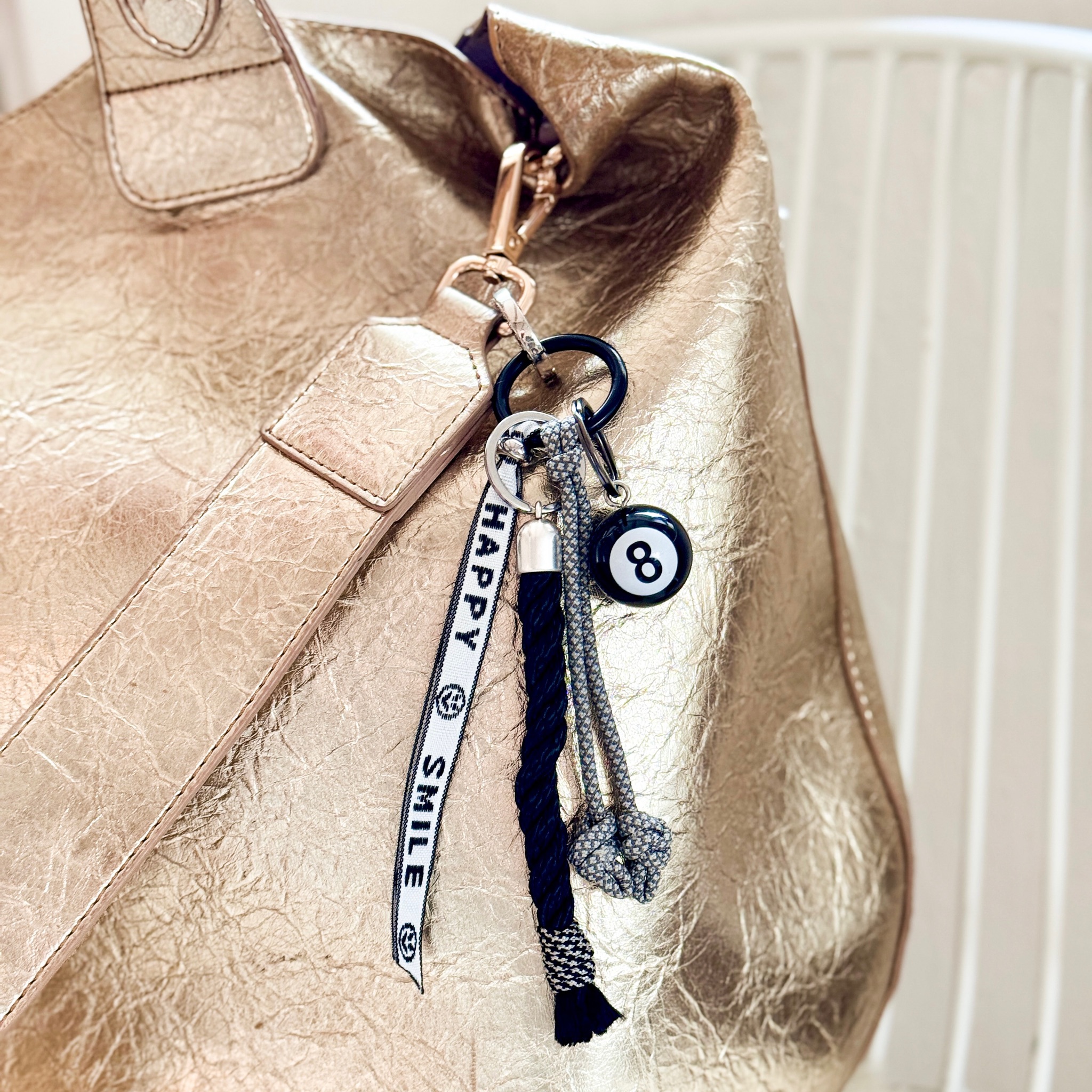 Taschenanhänger Lucky 8-Ball